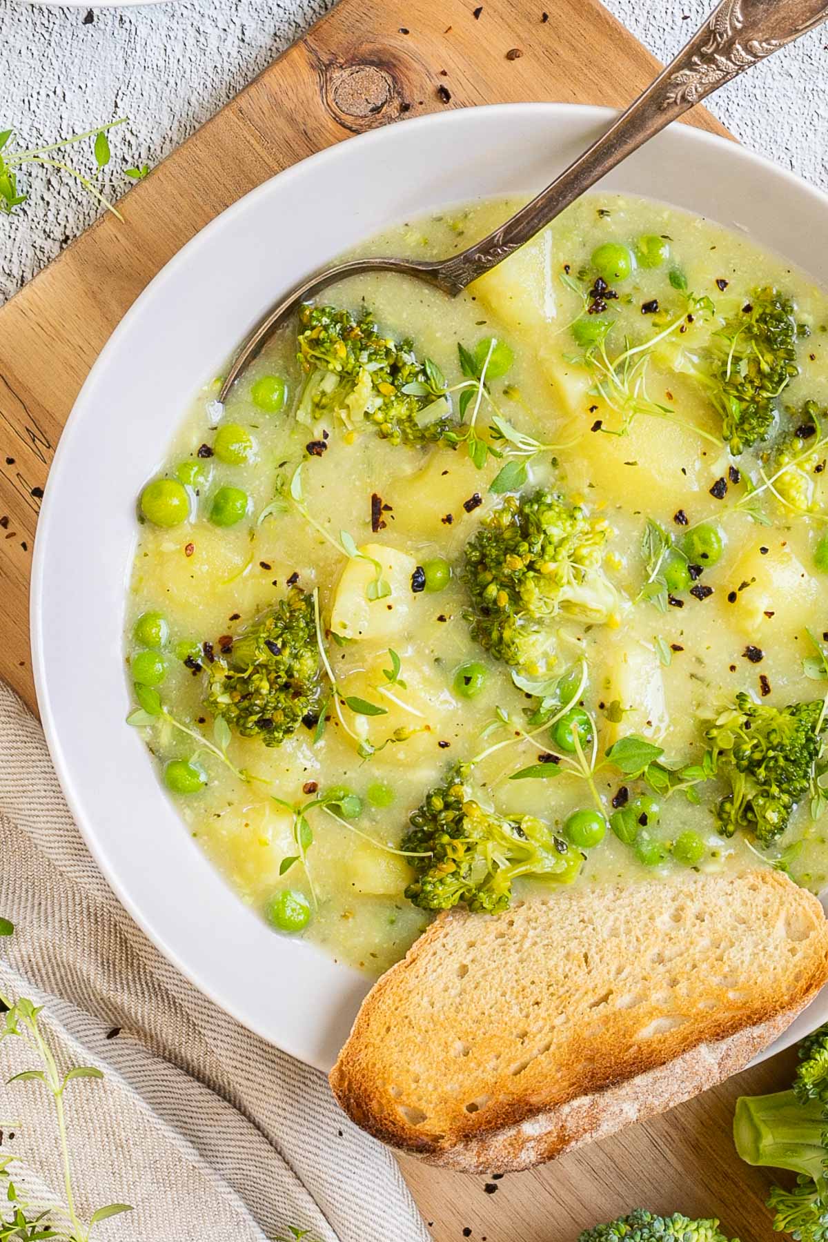 potato-stew-4 Potato Green Stew w/ 3pc Protein and One Side - Image 1