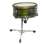 Green/Ebony Maple Wood Hoop Snare - Image 3